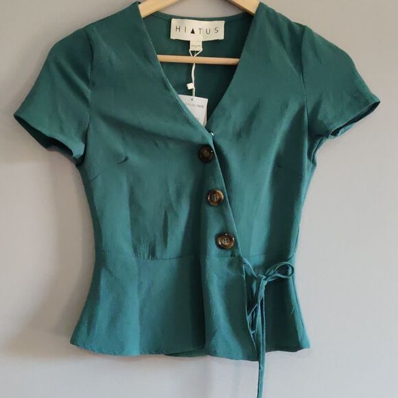 📏Full Wrap Bodice Blouse - Picture 1 of 6